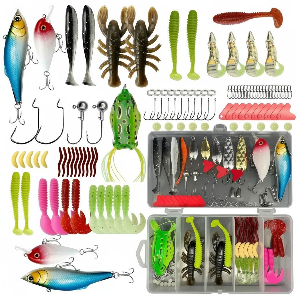 Fishing Lure Jig - 133 pièces de leurres de pêche
