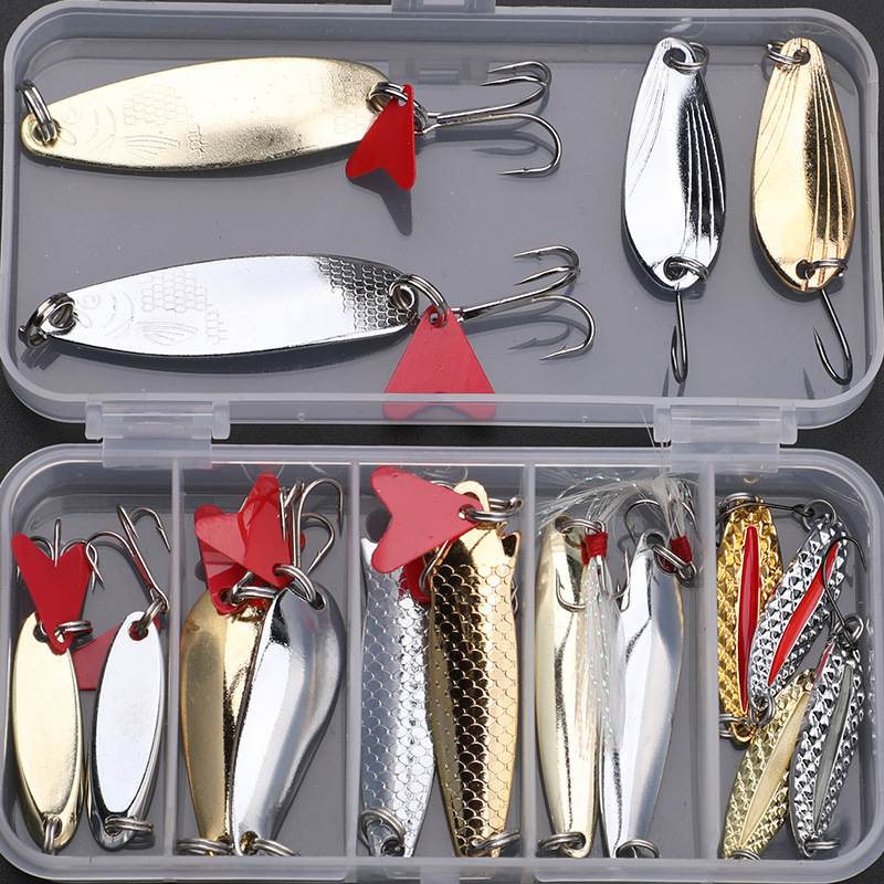 Fishing Lure Spoon - Kit de leurres de pêche 16