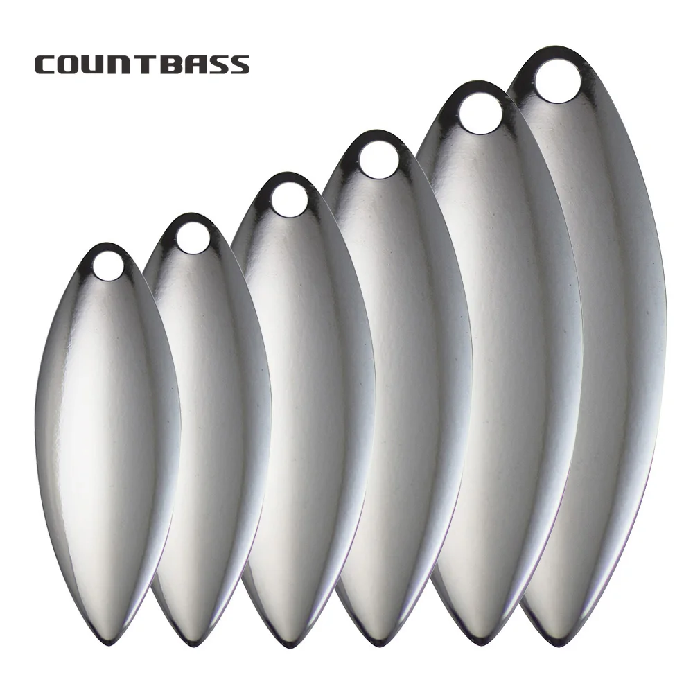 Fishing Lure Spinner - Countbass 50pcs taille 1-6 lames de