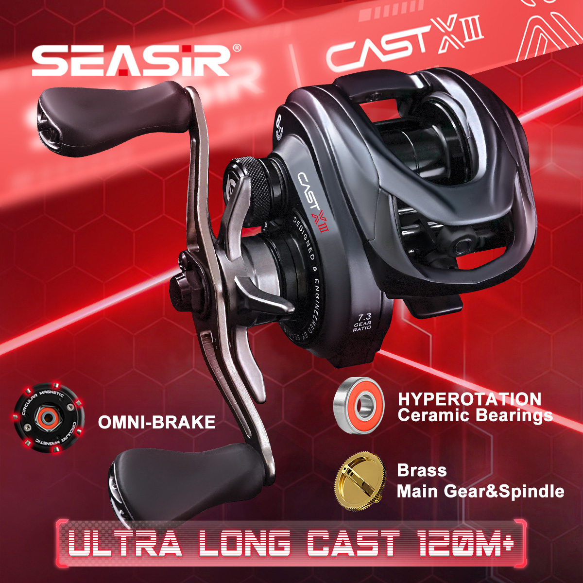 Moulinet de lancer SEASIR CAST - Abu Garcia Reel Max avis et prix