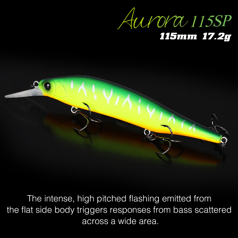 TSURINOYA 115mm 17.2g suspensi - Fishing Lure Jerkbait avis et prix