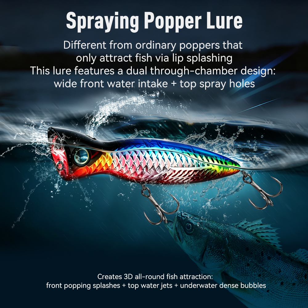 Leurre Popper Kingdom Basstaor - Fishing Lure Popper avis et prix
