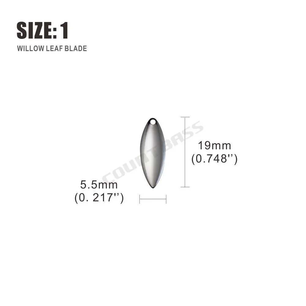 Countbass 50pcs taille 1-6 lam - Fishing Lure Spinner avis et prix